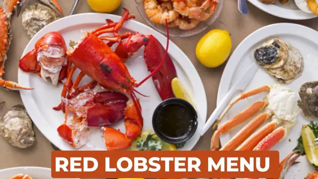 red lobster menu with prices